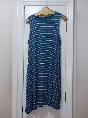 Time And Tru Sleeveless Striped Pullover Dress Size XL